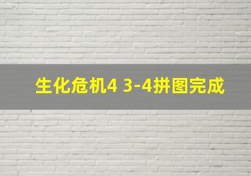 生化危机4 3-4拼图完成